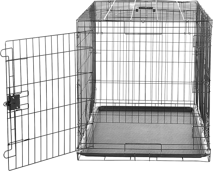 Amazon Basics Portable, Collapsible Metal Wire Dog Crate - Image 3