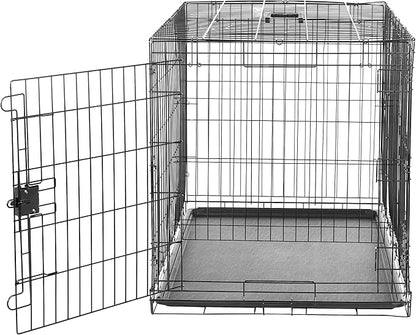 Amazon Basics Portable, Collapsible Metal Wire Dog Crate - Image 3