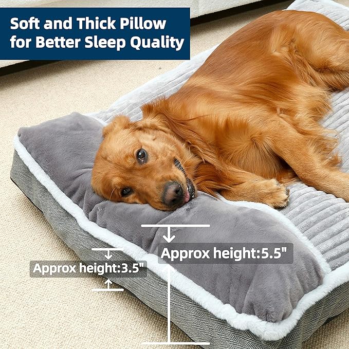 WINDRACING Large Dog Bed with Pillow - Image 5