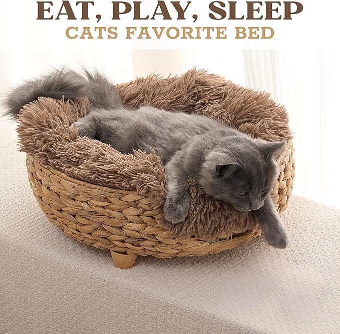 Cat Luxury Cat Bed for Indoor Cats, Plush Furniture for Comfort and Relaxation - Image 7