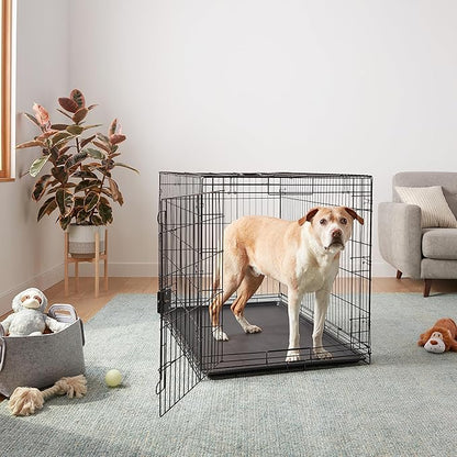 Amazon Basics Portable, Foldable Metal Wire Dog Crate - Image 6