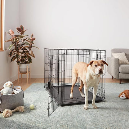Amazon Basics Portable Metal Wire Dog Crate - Image 5