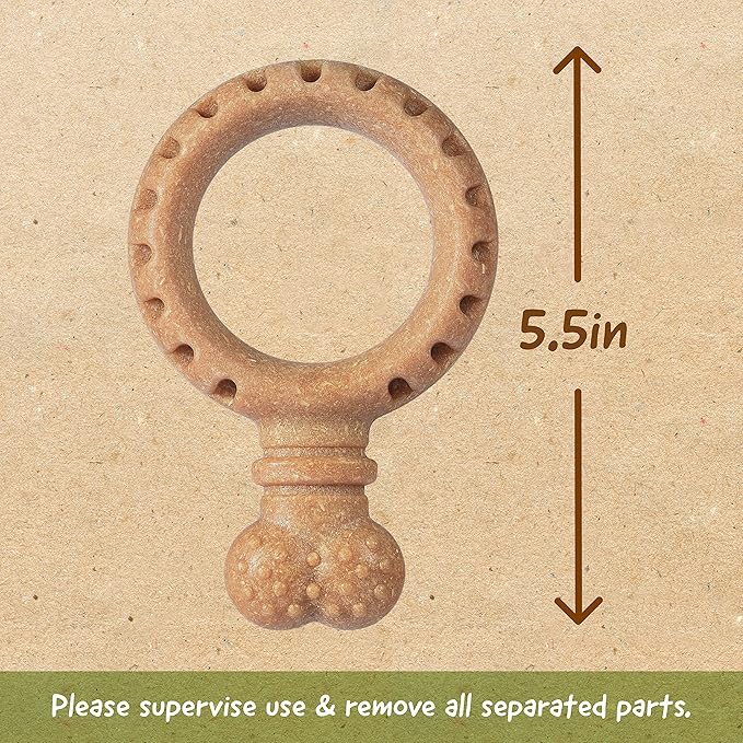 Arm & Hammer for Pets Barkies Ring Compressed Wood Chew Toy for Dogs, 5.5 Inch - Image 8