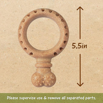Arm & Hammer for Pets Barkies Ring Compressed Wood Chew Toy for Dogs, 5.5 Inch - Image 8