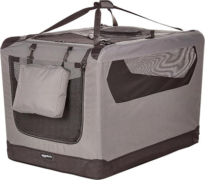 Amazon Basics Portable Folding Soft Pet Dog Crate Carrier Kennel by AmazonBasics