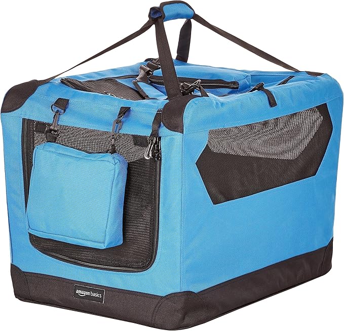 Amazon Basics Portable Soft Pet Dog Crate Carrier Kennel by AmazonBasics