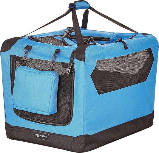 Amazon Basics Portable Soft Pet Dog Crate Carrier Kennel by AmazonBasics
