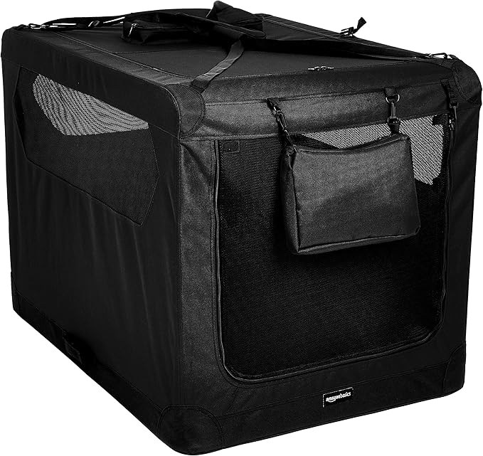 Amazon Basics Folding Portable Soft Pet Dog Crate Carrier Kennel by AmazonBasics