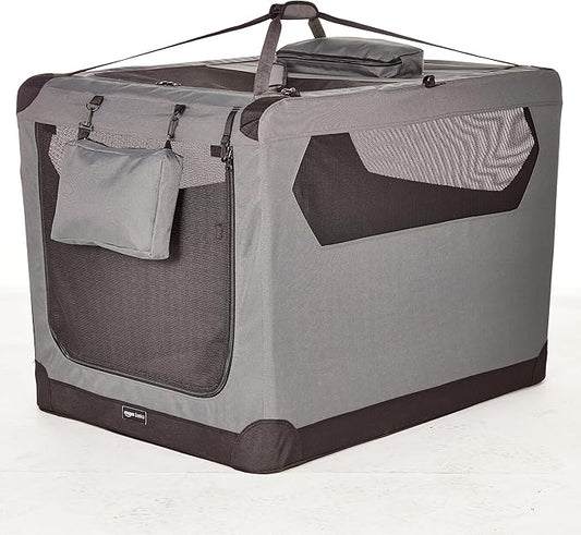 Amazon Basics Portable Foldable Soft Pet Dog Crate Carrier Kennel by AmazonBasics