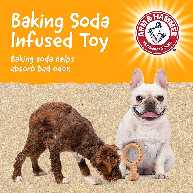 Arm & Hammer for Pets Barkies Ring Compressed Wood Chew Toy for Dogs, 5.5 Inch - Image 6