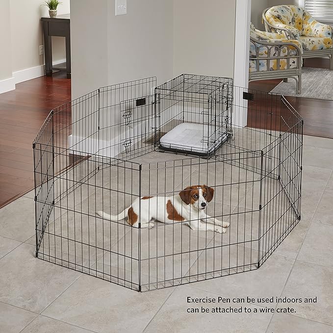 MidWest Homes for Pets 36-Inch Exercise Pen, for Indoor and Outdoor use - Image 4