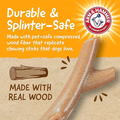 Arm & Hammer for Pets Barkies Tree Bark Compressed Wood Collection, 7 Inch - Image 3