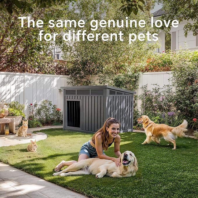 VIXZEN Dog House Indoor Outdoor, Waterproof Dog House - Image 6