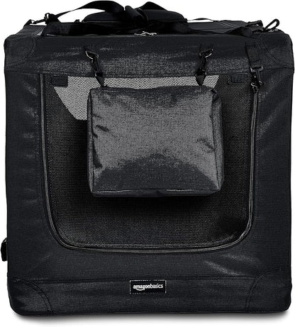 Amazon Basics Foldable Portable Soft Pet Dog Crate Carrier Kennel - Image 2