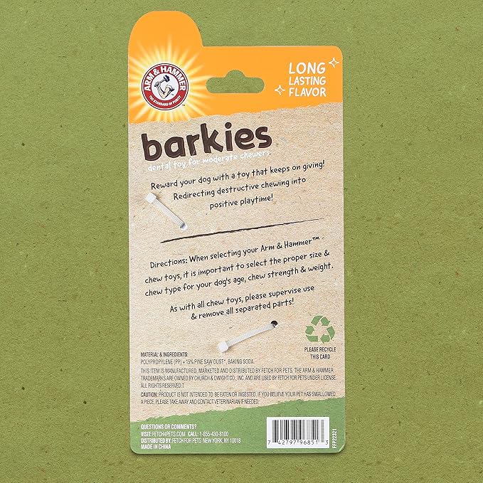 Arm & Hammer for Pets Barkies Ring Compressed Wood Chew Toy for Dogs, 5.5 Inch - Image 3