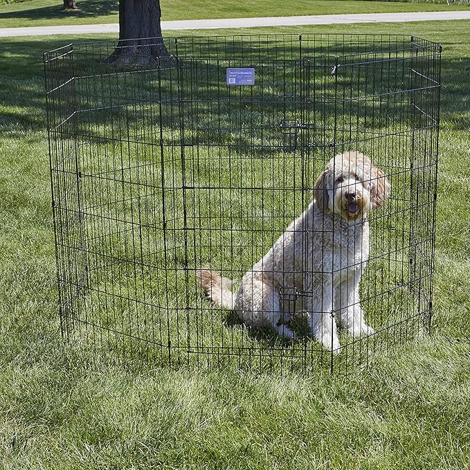 MidWest Homes for Pets 48-Inch Exercise Pen, for Indoor and Outdoor Use - Image 2