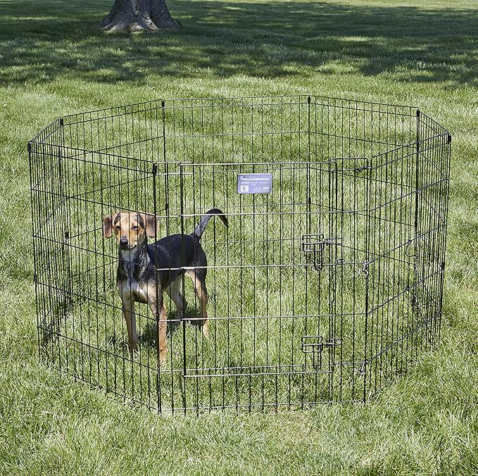 MidWest Homes for Pets 30-Inch Exercise Pen, for Indoor and Outdoor Use - Image 2