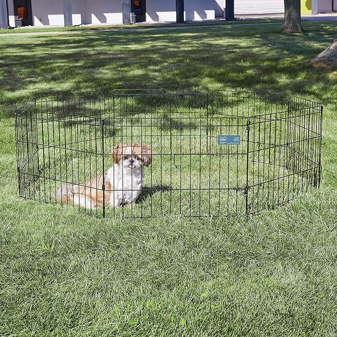MidWest Homes for Pets 18-Inch Exercise Pen, for Indoor and Outdoor use - Image 2
