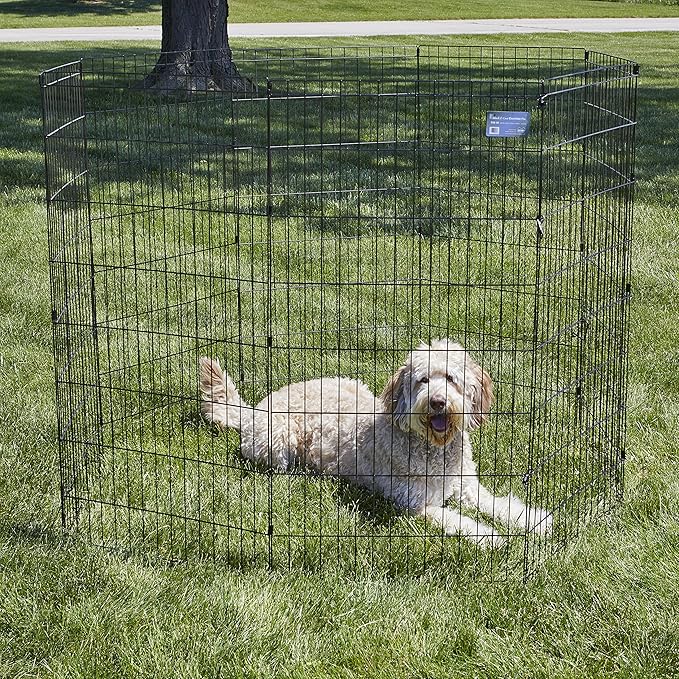 MidWest Homes for Pets 48-Inch Exercise Pen, for Indoor and Outdoor use - Image 2